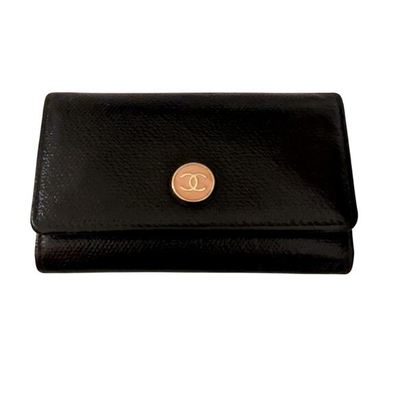 Chanel CC Caviar Leather 6 Ring Key Case  w/ Chanel Gift Bag - Picture 1 of 11